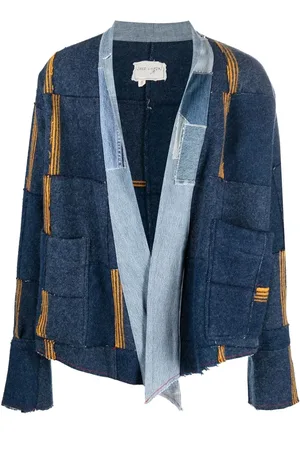 GREG LAUREN Patchwork short coat