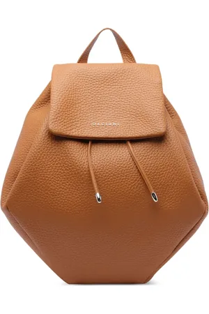 Orciani Geometric leather backpack