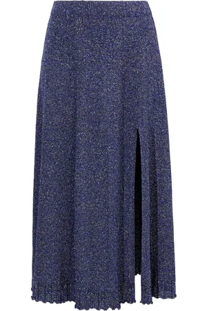 Proenza Schouler Lidia lurex-detail knitted skirt
