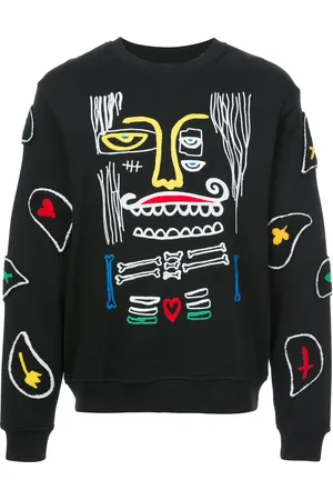 HACULLA Monster paisley patch sweatshirt
