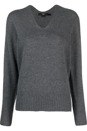 SEVENTY BY SERGIO TEGON Drop-shoulder V-neck jumper