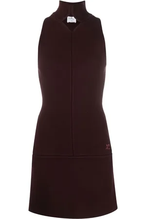 Courrèges Cut-out knitted dress