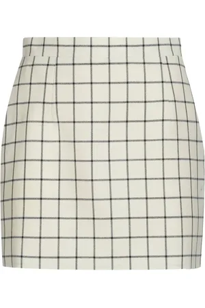 Marni Checked wool miniskirt