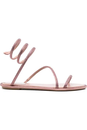 RENE CAOVILLA Cleo crystal-embellished sandals