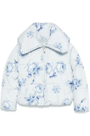 MONNALISA Floral puffer jacket