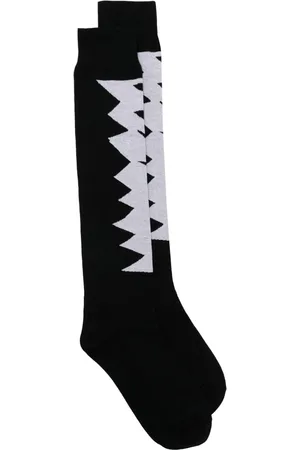 Comme des Garçons Patterned intarsia-knit cotton socks