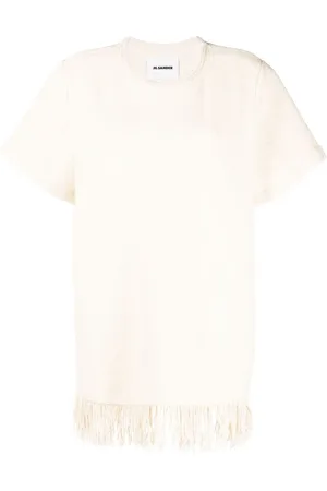 Jil Sander Fringe-detail knitted top