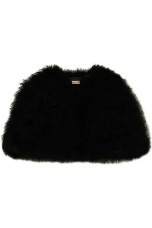 Twin-Set Feather cape