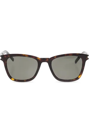 Saint Laurent Logo-engraved sunglasses