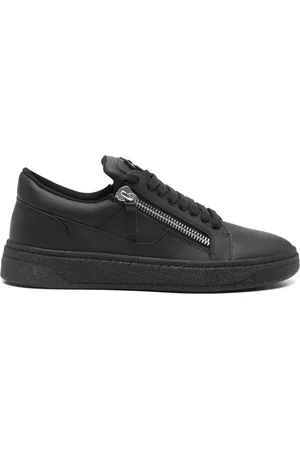 Giuseppe Zanotti Logo-plaque leather sneakers