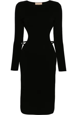 Gucci Crystal G cut-out dress