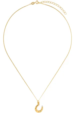 TRUE ROCKS Mini horseshoe pendant necklace