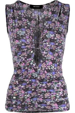 Isabel Marant Floral-print tank top