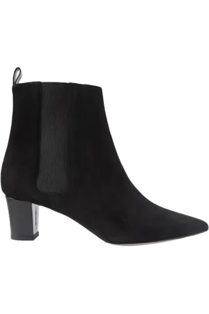 Manolo Blahnik 50mm suede ankle boots