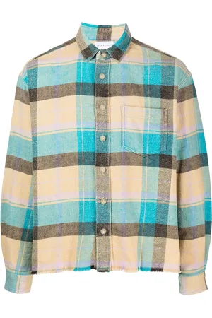 JOHN ELLIOTT Hemi plaid-print shirt
