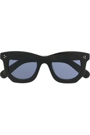 LESCA Tinted thick-frame sunglasses