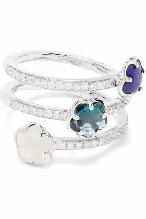 Pasquale Bruni 18kt white gold Figlia dei Fiori diamond ring