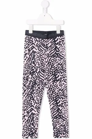 Kenzo Animal-print cotton leggings