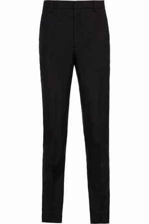 Prada Pressed-crease tailored trousers