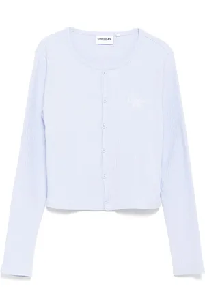 Chocoolate Logo-embroidered top