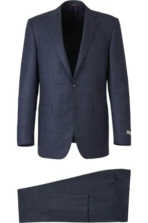 CANALI Checked single-breasted suit