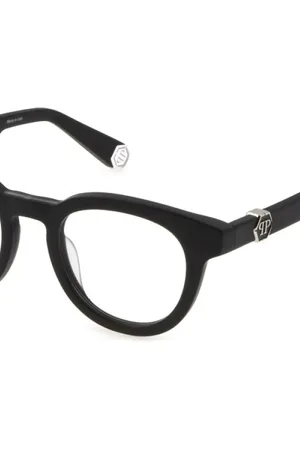 Philipp Plein Logo plaque detailing frames