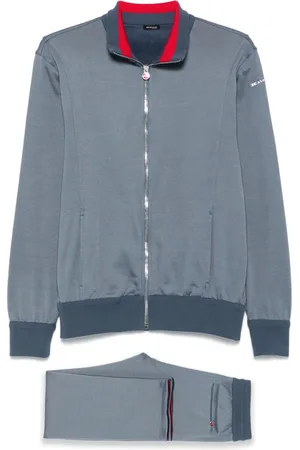 Kiton Logo-embroidered track suit