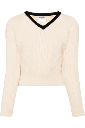 CHANEL 1996 v-neck sweater