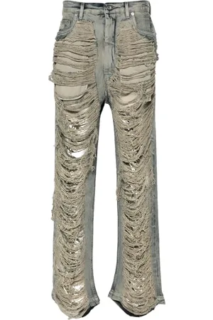 Rick Owens Geth distressed-finish jeans