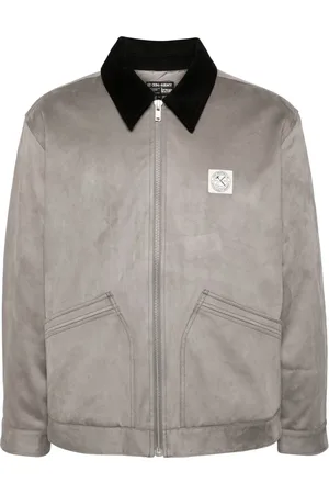 Izzue Logo-patch bomber jacket