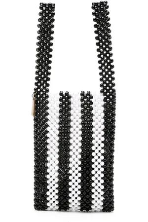 Nannacay Anna mini beaded colour-block bag