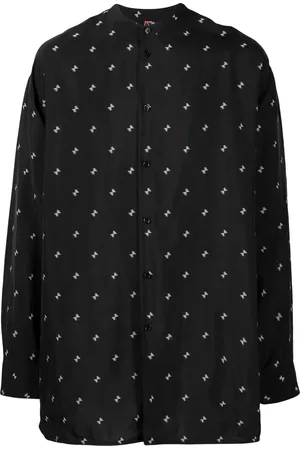 OAMC Bow-motif band-collar shirt