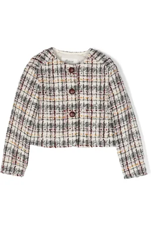 BONPOINT Button-up tweed jacket
