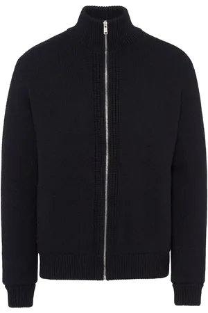 Prada Triangle-logo wool-cashmere cardigan