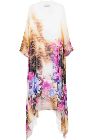 Tessitura Body Couture Floral-print dress