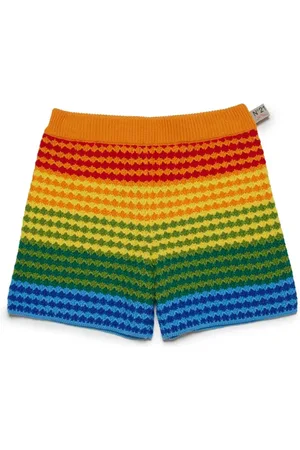Nº21 Knitted cotton shorts