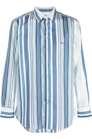 Etro Vertical stripe print shirt