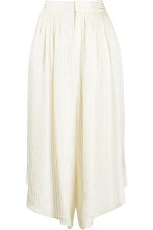 Etro Lurex-stripe silk culottes