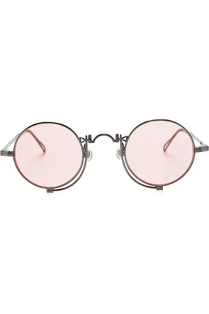 MATSUDA Tinted-lenses round-frame sunglasses
