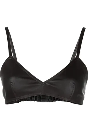 The Mannei Sierra leather bralette