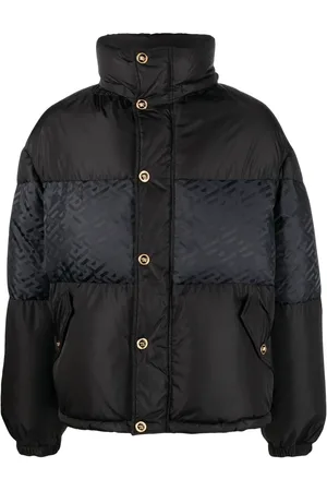 VERSACE La Greca puffer jacket