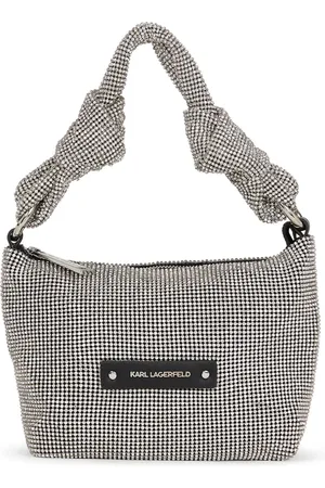 Karl Lagerfeld K/Evening crystal-embellished shoulder bag