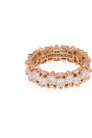 Suzanne Kalan 18kt rose gold diamond eternity ring