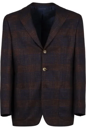 Kiton Check-pattern blazer