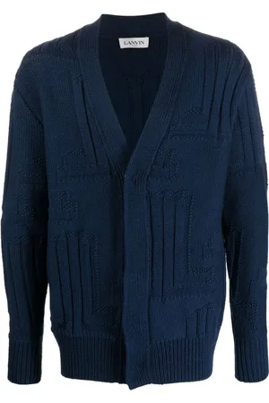 Lanvin Concealed-button knitted cardigan