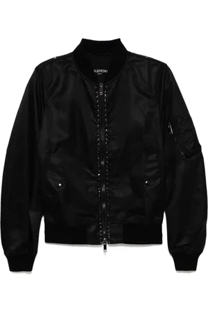 VALENTINO GARAVANI Rockstud detailing bomber jacket