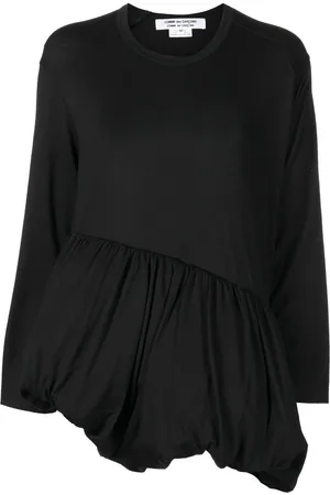 Comme des Garçons Gathered-hem detail blouse