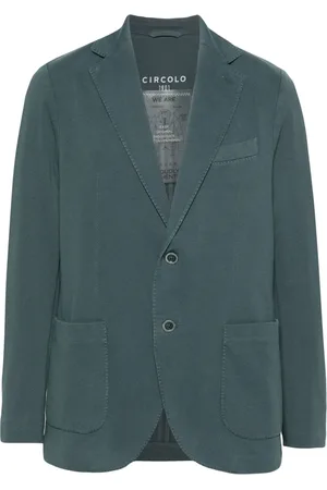 Circolo Oxford weave blazer