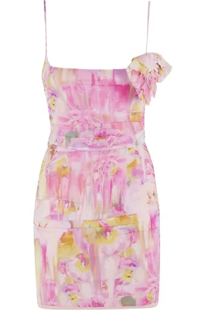 BLUMARINE Floral-print minidress