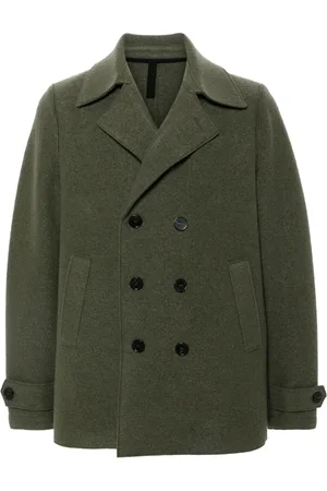 Harris Wharf London Virgin wool peacoat